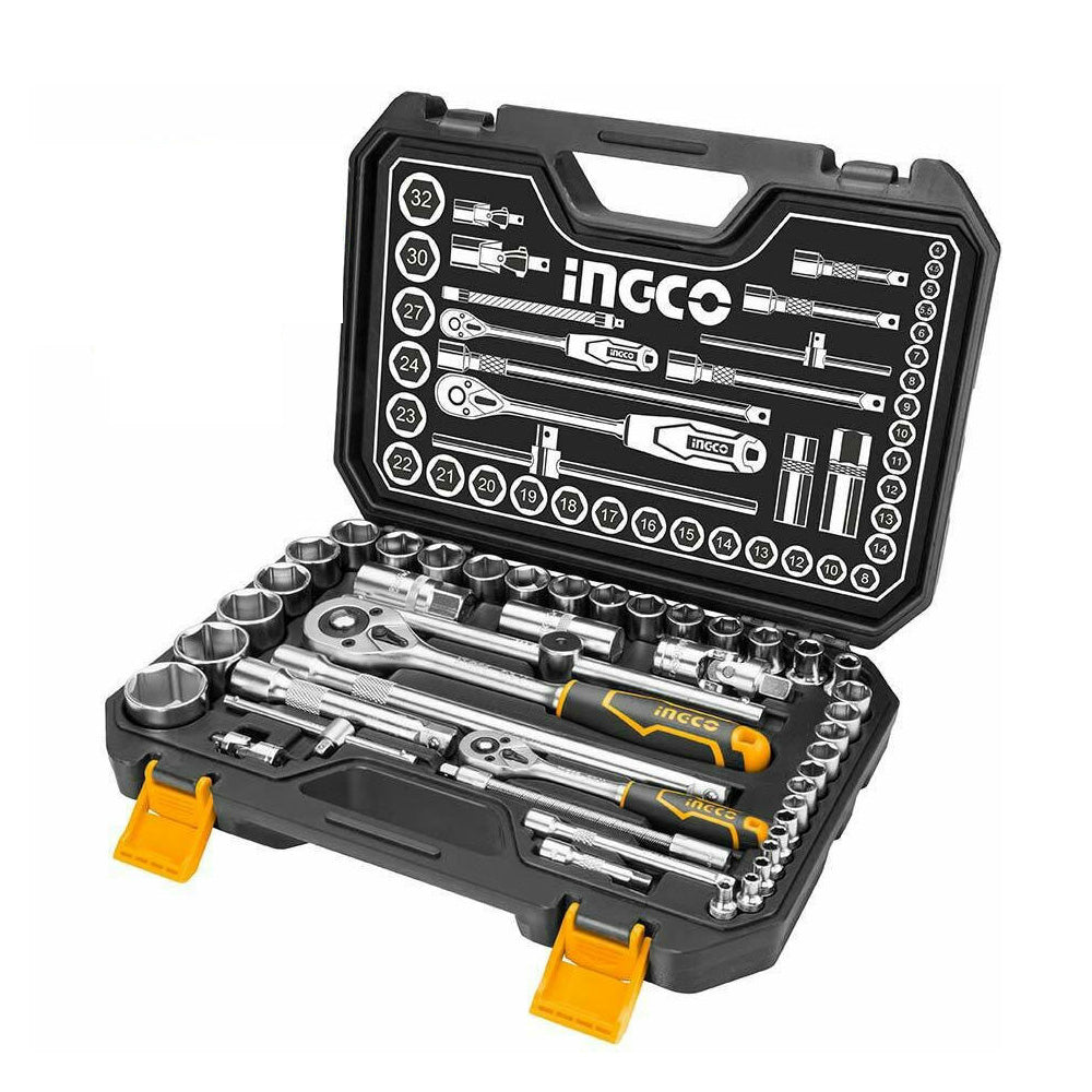 INGCO 44pcs 1/4" & 1/2" Socket Set – HKTS42441