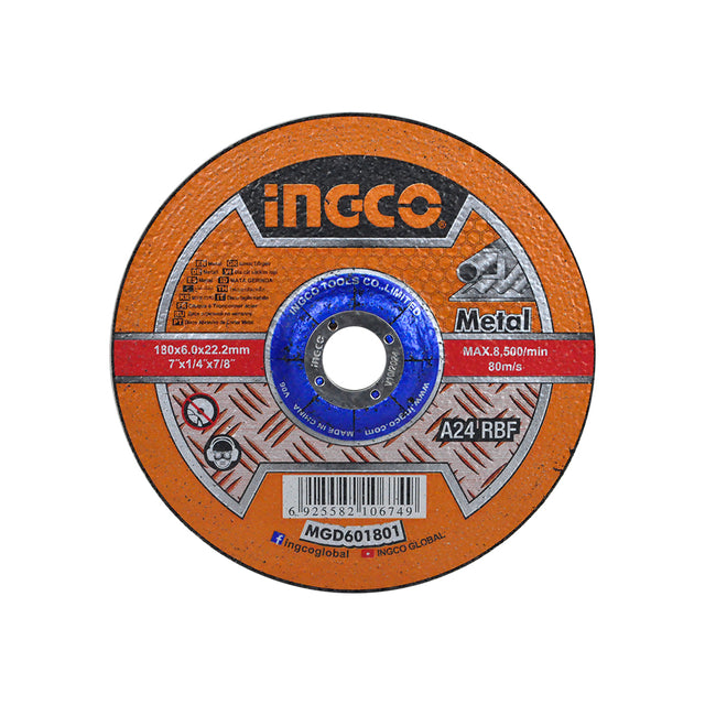 INGCO MGD601801 7 inch abrasive metal grinding disc