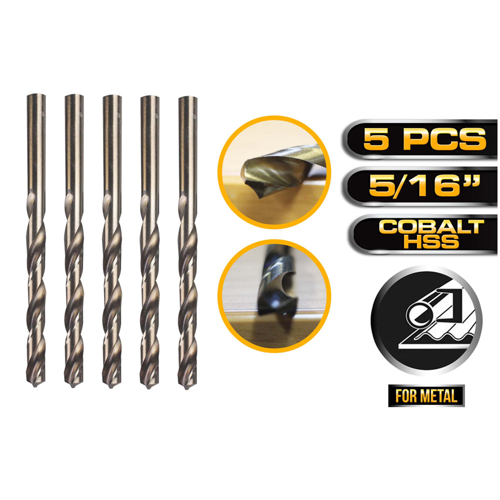 INGCO DBT11005163 cobalt HSS drill bit 5/16 per piece
