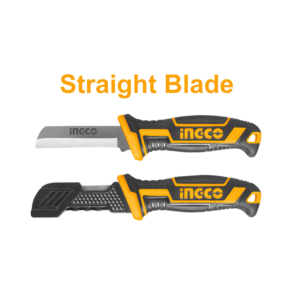 INGCO HPK82101 wire cable stripping knife straight type