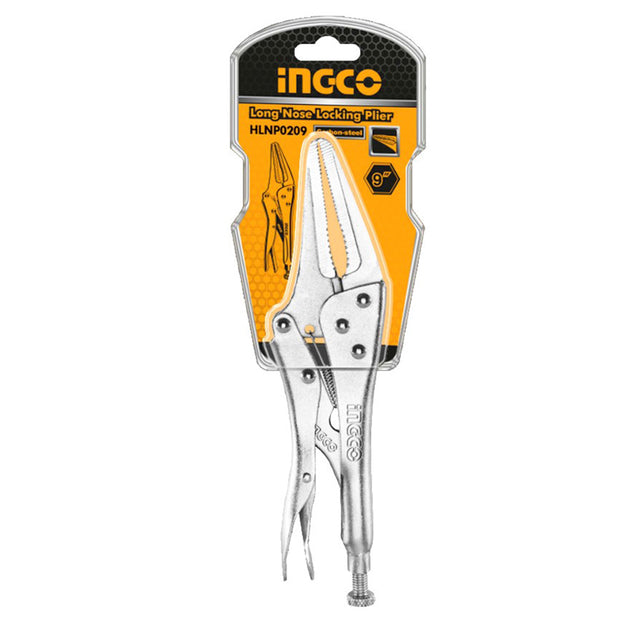 INGCO HLNP0209 9 inch long nose locking pliers