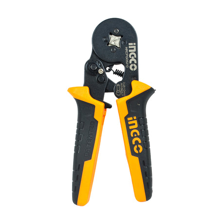 Ingco 6-inch ratchet crimping pliers for insulated and bare terminals