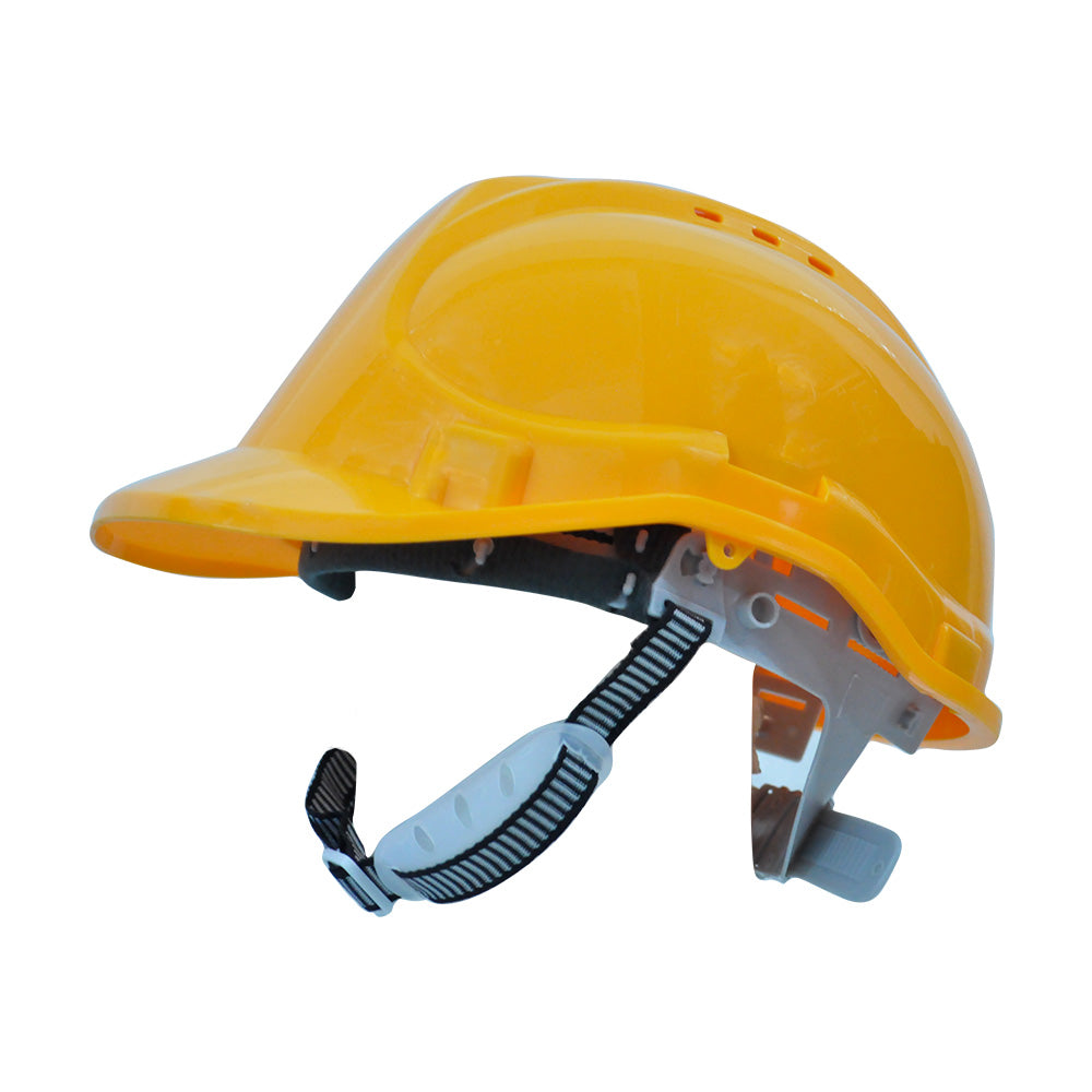 INGCO PE safety helmet with vents for head protection on construction sites