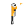 Ingco industrial pipe wrench 8 inch plumbing tool