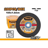 50-100 PCS Abrasive Metal Cutting Disc / Set For Angle Grinder 4 inches ING-AC