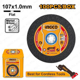 50-100 PCS Abrasive Metal Cutting Disc / Set For Angle Grinder 4 inches ING-AC