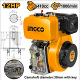 12HP-20HP Single-Cylinder Vertical 4-Stroke Air Cooled Diesel Marine Engine