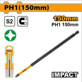 S2 Industrial Steel Impact Screwdriver Bits Set ING-AC