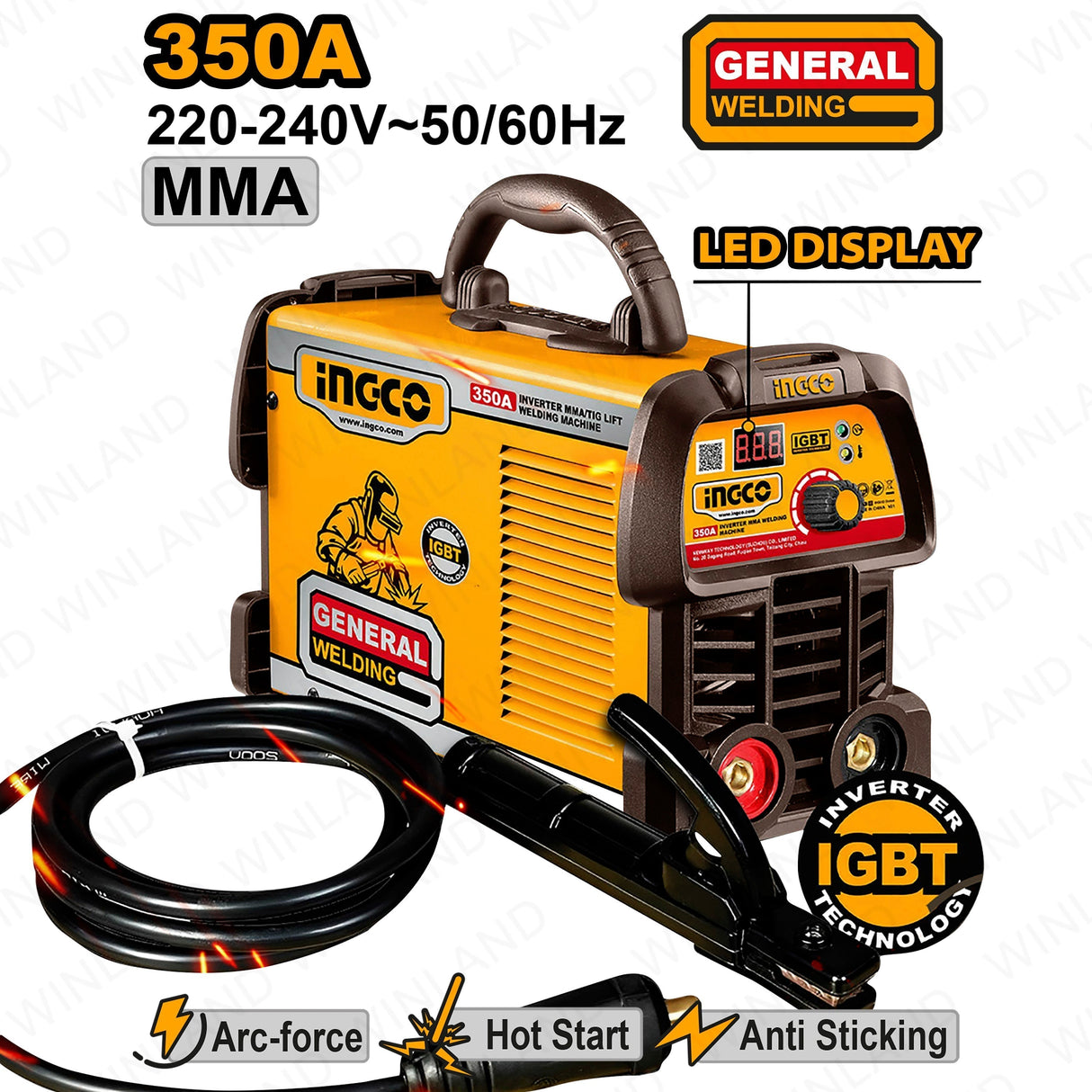[FREE Cordless Drill] Portable Welding Machine Inverter IGBT ARC MMA ING-SS ING-COR