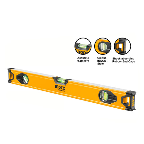 Ingco 50cm Spirit Level Bar HSL08050 - Winland Depot