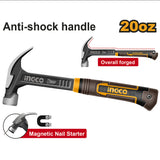 Claw Hammer 16oz/450g to 20oz/560g With Anti-Shock Handle ING-HT