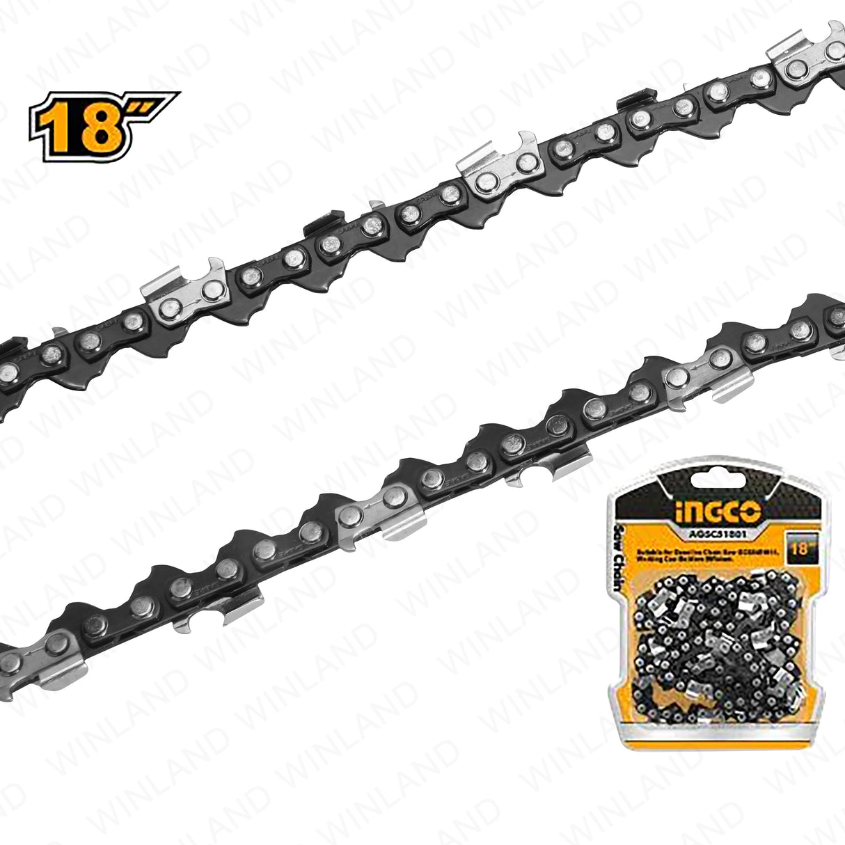 18inches Saw chain Suitable for Gasoline Chain Saw AGSC51801 ING-HT