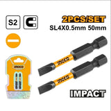 S2 Industrial Steel Impact Screwdriver Bits Set ING-AC