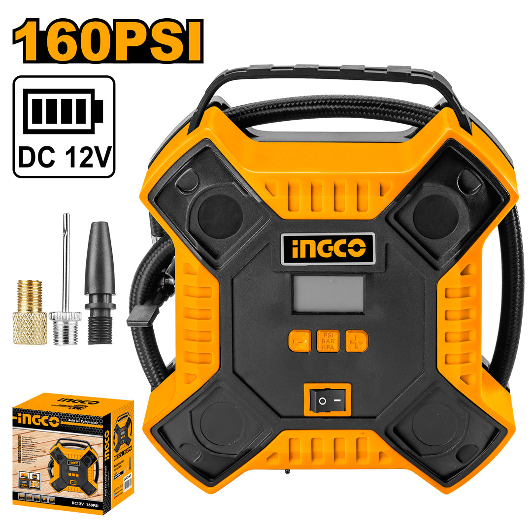 Ingco Digital Auto Car Air Compressor with LED Light AAC1601