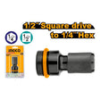 Ingco 1/2 Inch Square Drive to 1/4 Inch Hex Socket Adapter ABH60501 - Winland Depot