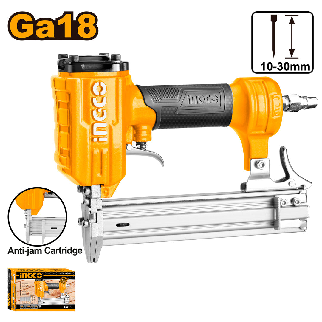 Ingco Ga18 Brad Nailer 10-30mm | 1.25 x 1.0mm ABN10301-3