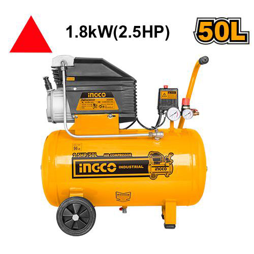 Ingco 50 Liter Industrial Air Compressor Tank 2.5HP AC25508P - Winland Depot