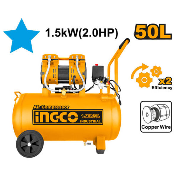 INGCO ACS112501P 1500W 2.0HP 50L air compressor