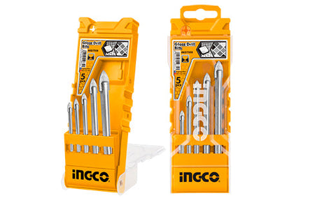 Ingco 5Pcs Glass Drill Bits Set AKD7058 - Winland Depot