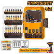 INGCO 51pcs Impact Screwdriver Bits Set