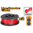 Ingco 2 Pcs 1.6mm x 5m Twist Line Spool ALS1601 - Winland Depot