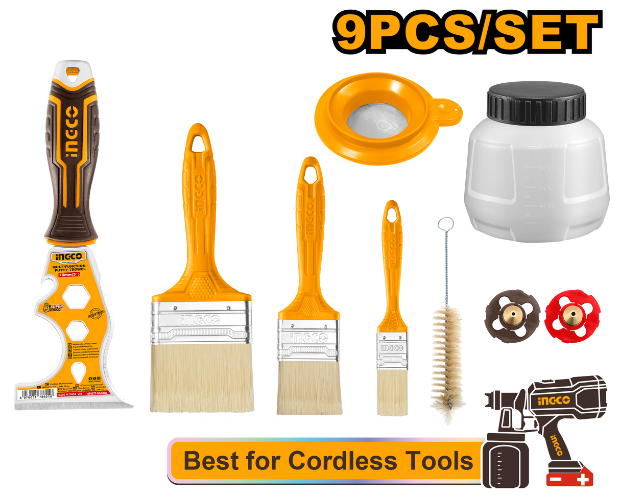9PCS/SET Painting Tools Accessories Suitable for Spray Gun AMGF0702 ING-AC