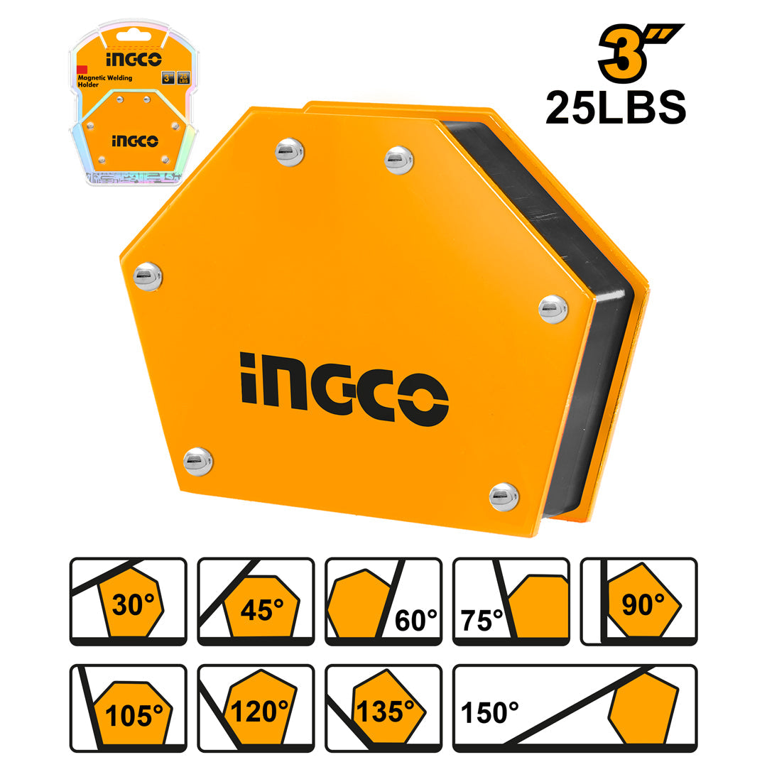 Ingco Multi-Angle Magnetic Welding Holder 50lbs / 25lbs AMWH25032