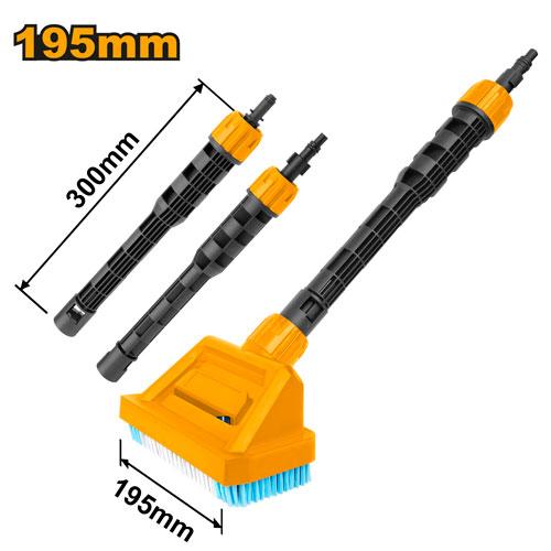 Ingco 195mm Pressure Washer Pool Hi - Vac Suction Sweeper Brush APB30160 - Winland Depot