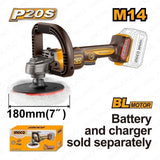 P20S/20V Brushless Motor Lithium-Ion Brushless Cordless Polisher ING-COR