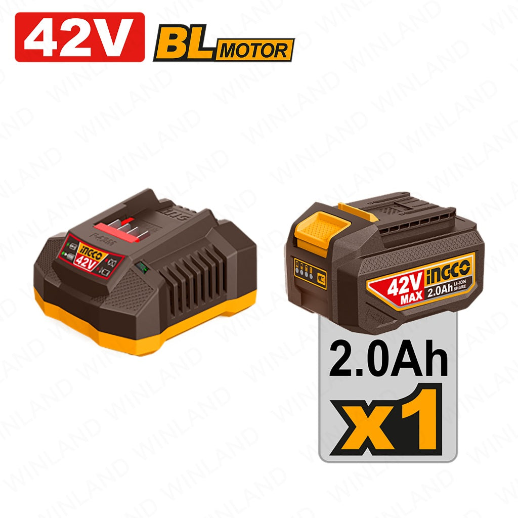 Ingco 42V/M14 Brushless Motor Lithium-Ion Cordless Polisher APLI42181 ING-CT