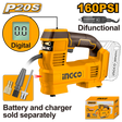 INGCO P20S 20V Cordless Auto Air Compressor 160PSI