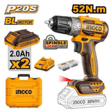 P20S/20V Lithium-Ion Brushless Cordless Drill ING-COR
