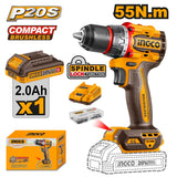 P20S/20V Lithium-Ion Compact Brushless Cordless Drill CDLI205582/CDLI205581 ING-COR