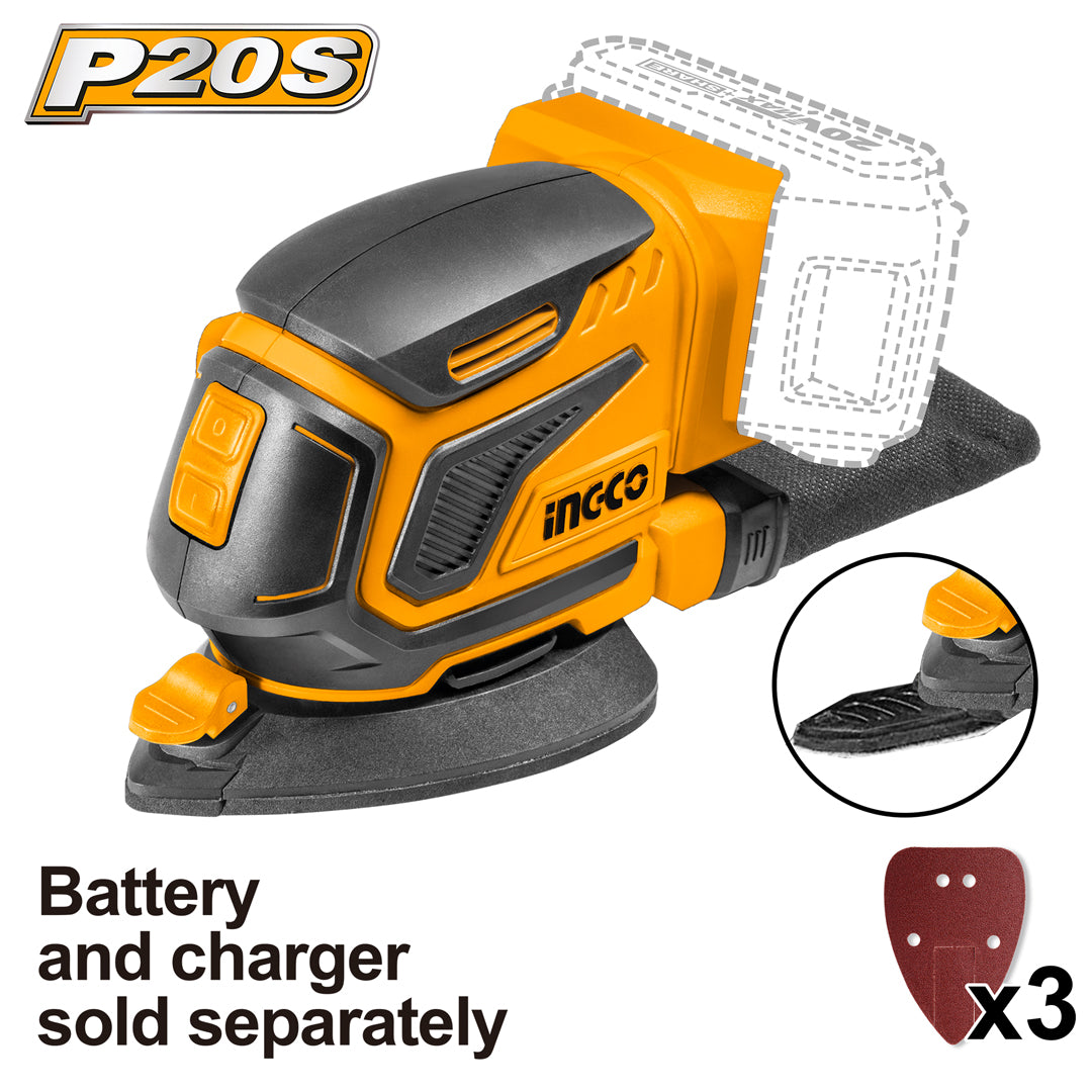 P20S 20V Lithium-Ion Cordless Palm Sander 20V CDSLI2051