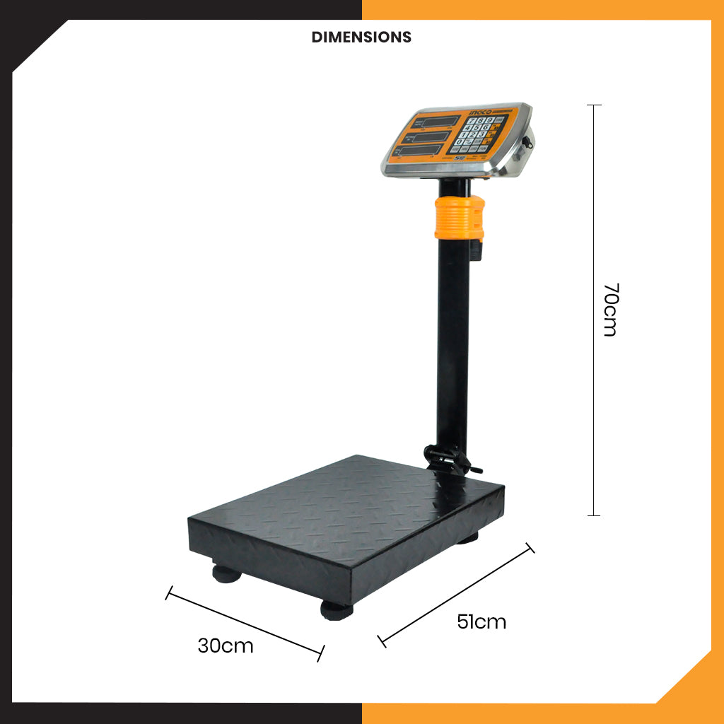 S12 12V Lithium-Ion Cordless 12Kg Weighing Scale CES1245