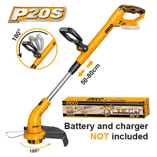 Ingco P20S 20V Lithium-Ion Grass Trimmer CGTLI20018