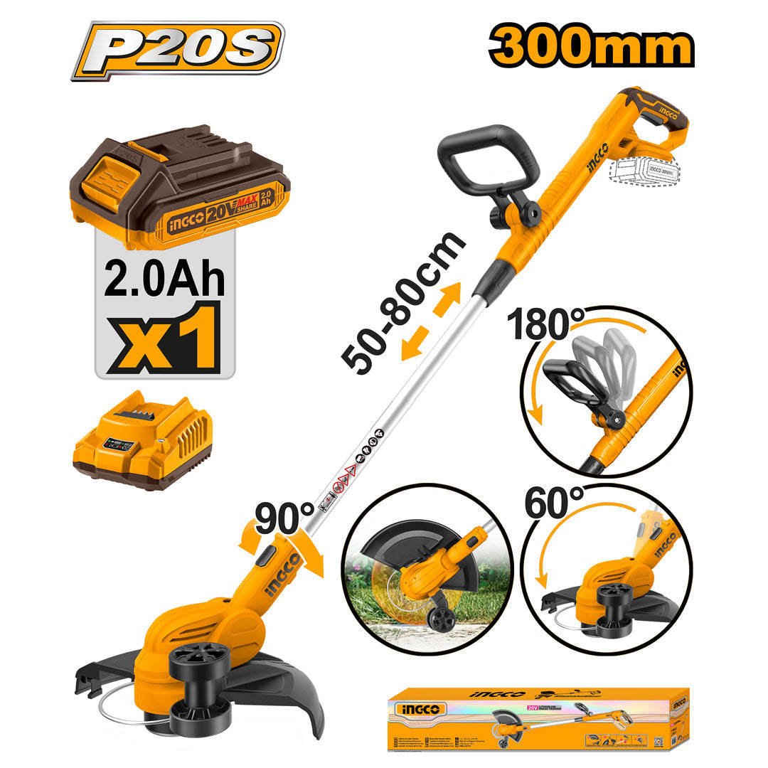 Ingco P20S 20V Cordless Grass Trimmer CGTLI203285