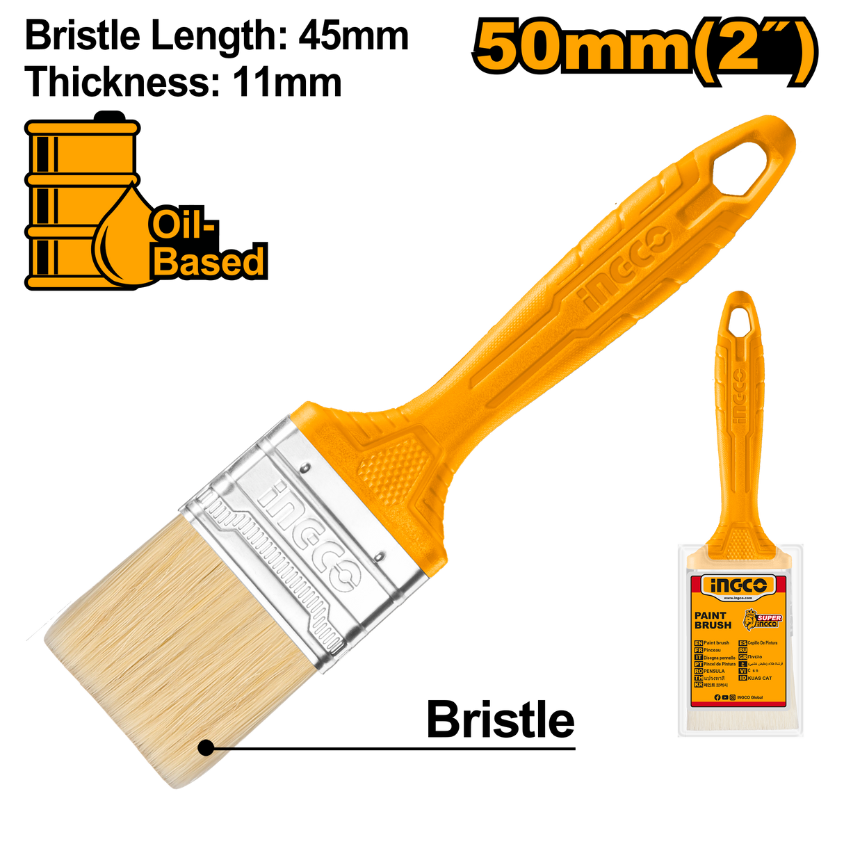High Quality Paint Brush For Oil Based ING-CT
