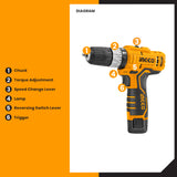 S12 12V Lithium-Ion Cordless Impact Drill CIDLI1232