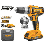 P20S 20V Lithium-Ion Cordless Impact Drill CIDLI20031