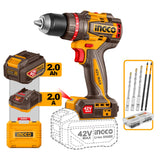 Ingco 42V/69NM Brushless Motor Lithium-Ion Cordless Impact Drill CIDLI426981 ING-CT