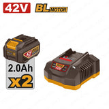 Ingco 42V/600NM(1/2inches) Brushless Motor Lithium-Ion Cordless Impact Wrench CIWLI42602