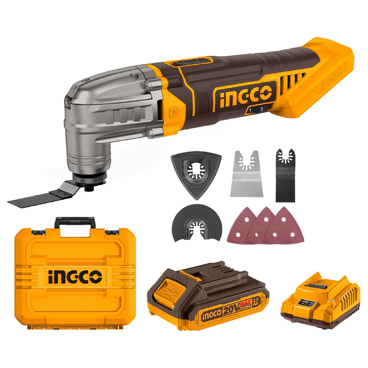 Lithium-Ion Cordless Multi-tool 20V with 6-speed Adjustment CMLI20228 ING-COR