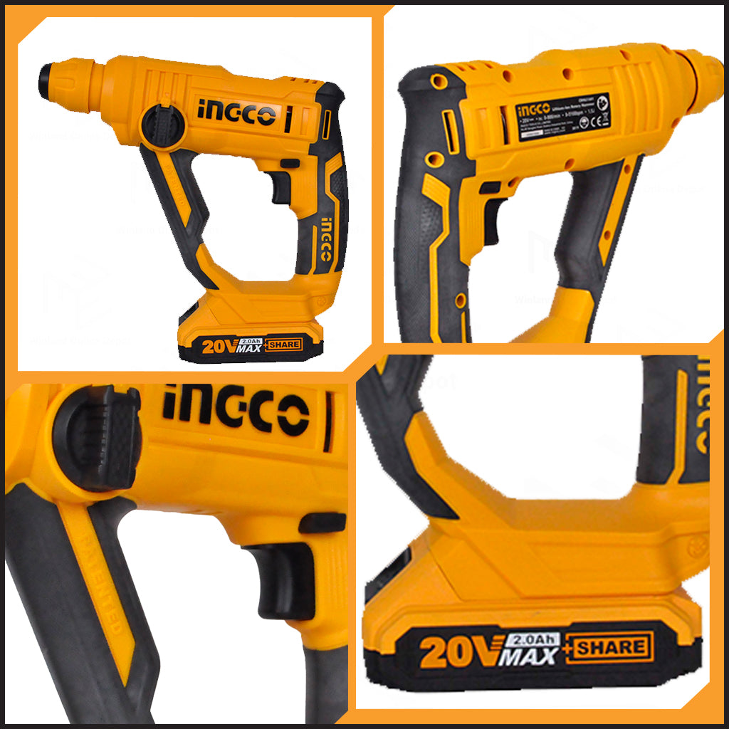 P20S 20V Lithium-Ion Cordless Rotary Hammer CRHLI1601