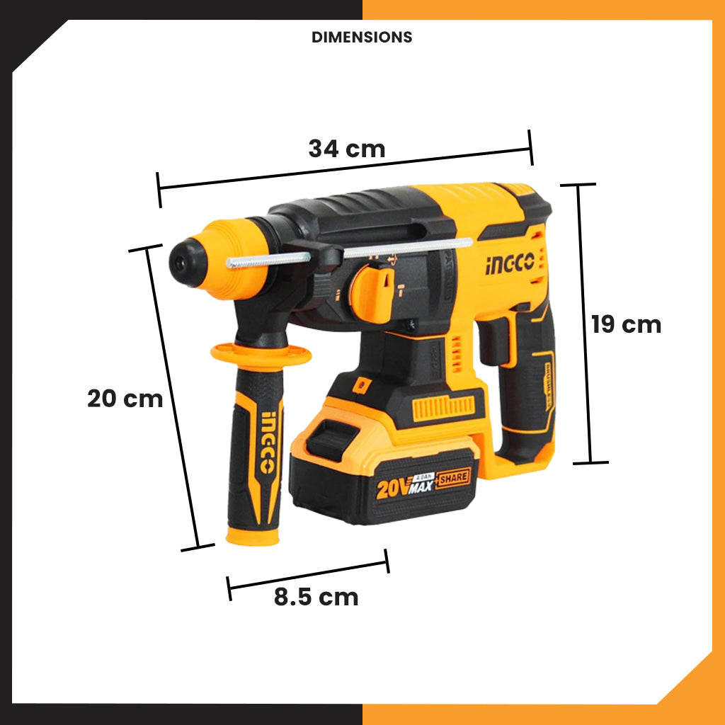 P20S 20V Cordless Lithium-Ion Rotary Hammer CRHLI202287