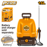 P20S/20V 16L Lithium-Ion Knapsack Garden Disinfectant Backpack Sprayer CSPLI2016/CSPLI201644/CSPLI20162 ING-GT