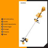 P20S Cordless Lithium-Ion String Trimmer and Brushless Cutter CSTLI20028
