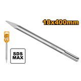 INGCO SDS Max chisel 18x400mm flat & pointed (sold per piece)
