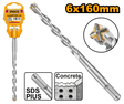 Ingco SDS-plus hammer drill bit double flute sold per piece
