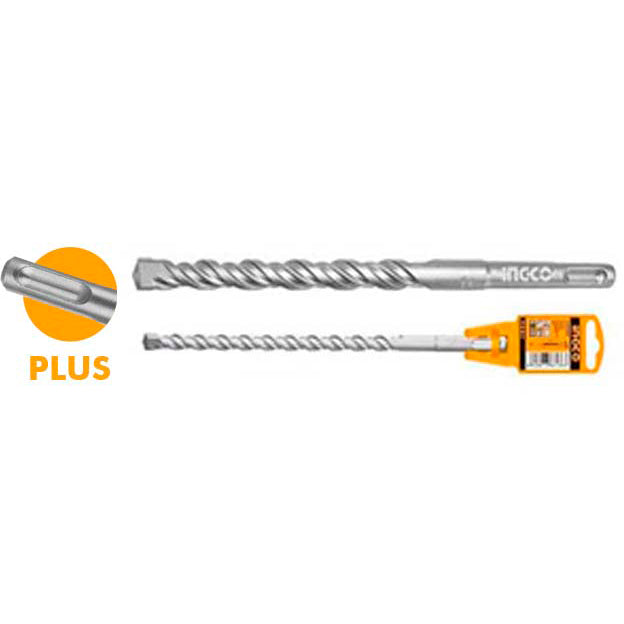 Ingco SDS Plus Masonry Drill Bit 10mm x 210mm for Concrete Masonry Wall Stone DBH1211003